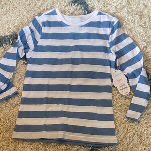 Sonoma Kids Long Sleeve Shirt - Blue and White Stripes